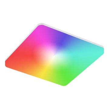 LED RGBW himmennettävä kylpyhuoneen kattovalaisin LED/24W/230V 3000-6500K 33x33 cm IP54 valkoinen Wi-Fi