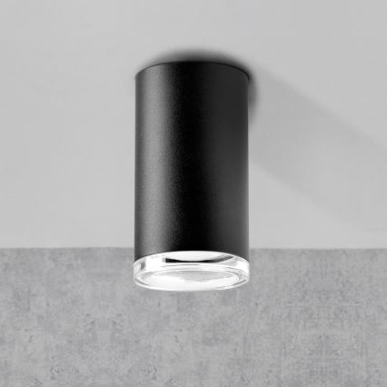 LED RGBW himmennettävä kylpyhuoneen kohdevalaisin TURYN 1xGU10/6,5W/230V 2700-6500K Wi-Fi IP44 musta