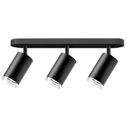 LED RGBW himmennettävä kylpyhuoneen kohdevalaisin TURYN 3xGU10/6,5W/230V 2700-6500K Wi-Fi IP44 musta