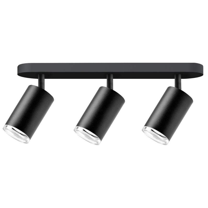 LED RGBW himmennettävä kylpyhuoneen kohdevalaisin TURYN 3xGU10/6,5W/230V 2700-6500K Wi-Fi IP44 musta