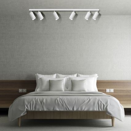 LED RGBW Himmennettävä kylpyhuoneen LED-spottivalo TURYN 6xGU10/6,5W/230V 2700-6500K Wi-Fi IP44 valkoinen