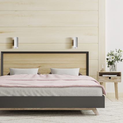 LED RGBW himmennettävä kylpyhuoneen seinävalaisin TURYN 1xGU10/6,5W/230V 2700-6500K Wi-Fi IP44 valkoinen