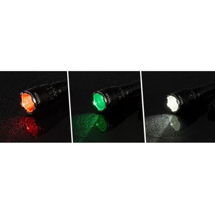 LED RGBW Himmennettävä ladattava taskulamppu LED/15W/5V IP66 1500 kiiltävä 2000 mAh