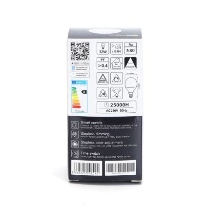 LED RGBW himmennettävä lamppu G45 E14/5W/230V 3000-6500K Wi-Fi - Aigostar