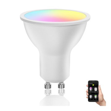 LED RGBW himmennettävä lamppu MESH Smart GU10/6,5W/230V 2700-6500K - Aigostar