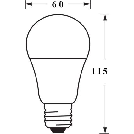 LED RGBW Himmennettävä lamppu SMART+ E27/9W/230V 2700K-6500K Wi-Fi - Ledvance