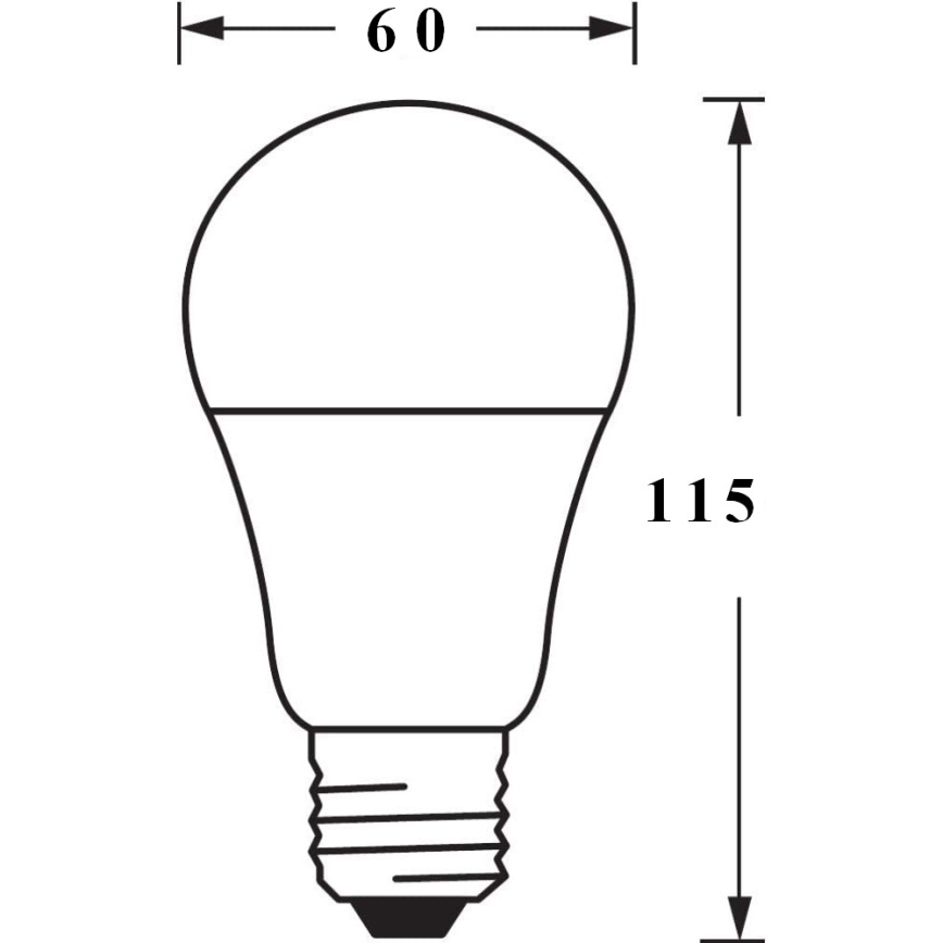 LED RGBW Himmennettävä lamppu SMART+ E27/9W/230V 2700K-6500K Wi-Fi - Ledvance