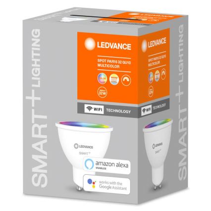 LED RGBW Himmennettävä lamppu SMART+ GU10/5W/230V 2700K-6500K Wi-Fi - Ledvance