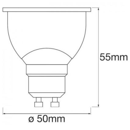 LED RGBW Himmennettävä lamppu SMART+ GU10/5W/230V 2700K-6500K Wi-Fi - Ledvance