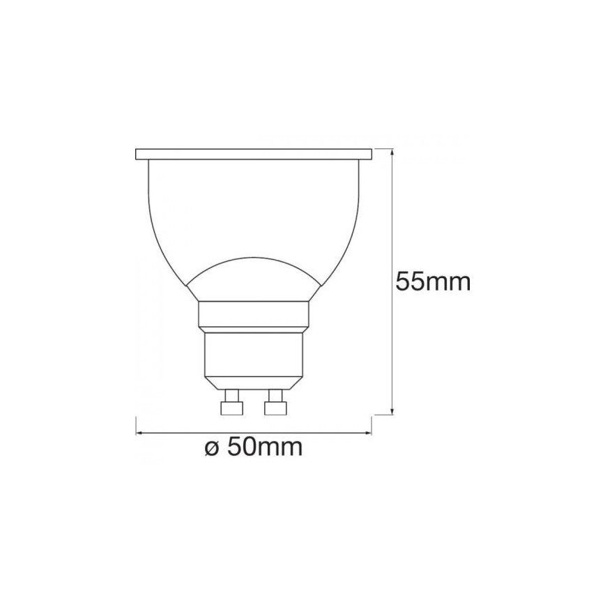 LED RGBW Himmennettävä lamppu SMART+ GU10/5W/230V 2700K-6500K Wi-Fi - Ledvance