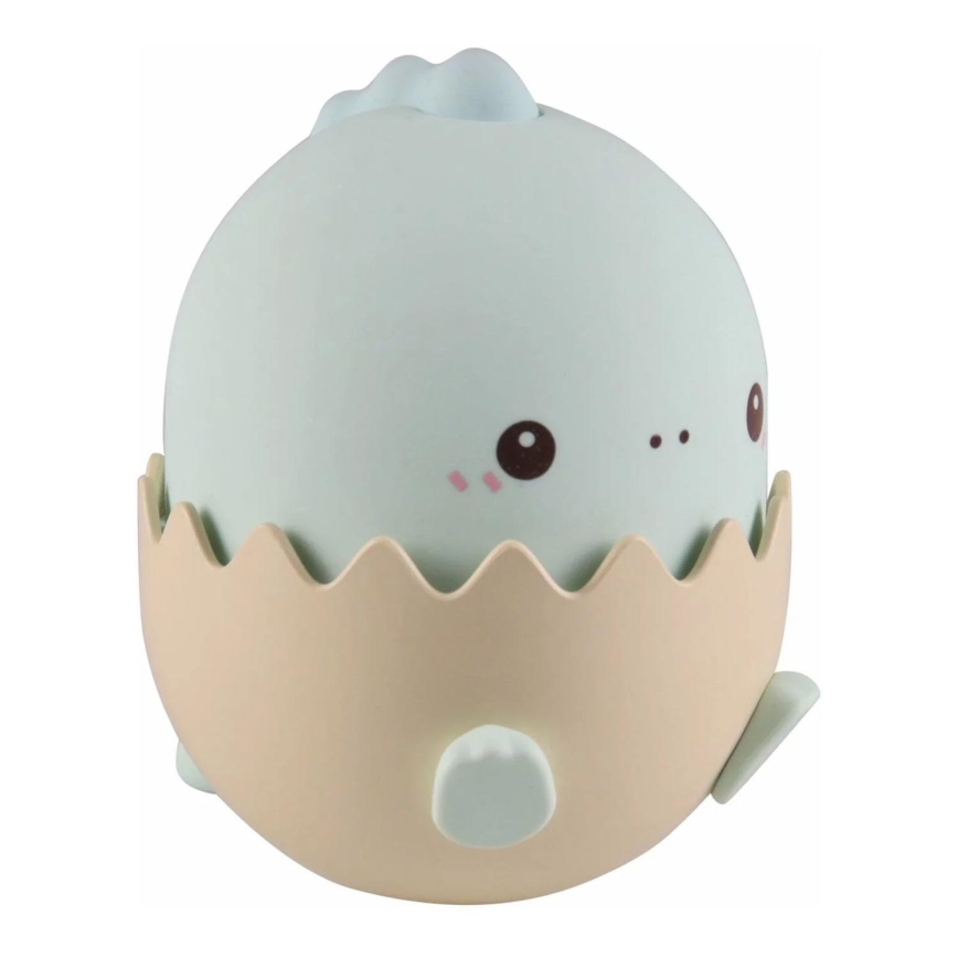 LED RGBW Himmennettävä lasten kosketus lamppu BABY DINO LED/0,75W/5V USB 1200mAh sininen