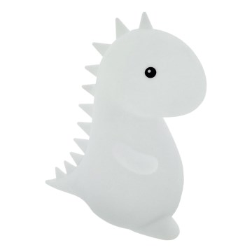 LED RGBW Himmennettävä lasten kosketus lamppu LED/1W/5V USB 1200 mAh dinosaurus