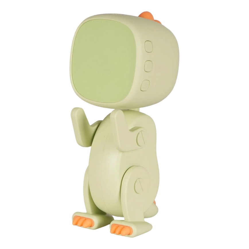 LED RGBW Himmennettävä lasten yö pieni lamppu herätyskellon kanssa ROBOT LED/1W/5V 1200 mAh