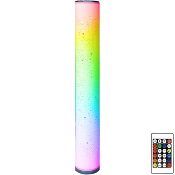 LED RGBW Himmennettävä lattiavalaisin STELLA LED/12W/230V + kauko-ohjaus