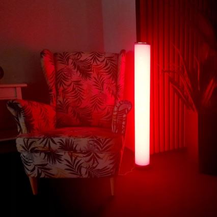 LED RGBW Himmennettävä lattiavalaisin STELLA LED/12W/230V + kauko-ohjaus