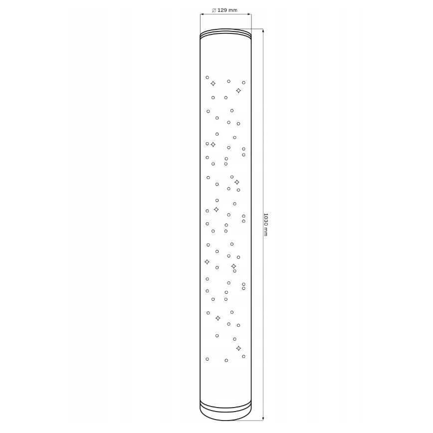 LED RGBW Himmennettävä lattiavalaisin STELLA LED/12W/230V + kauko-ohjaus