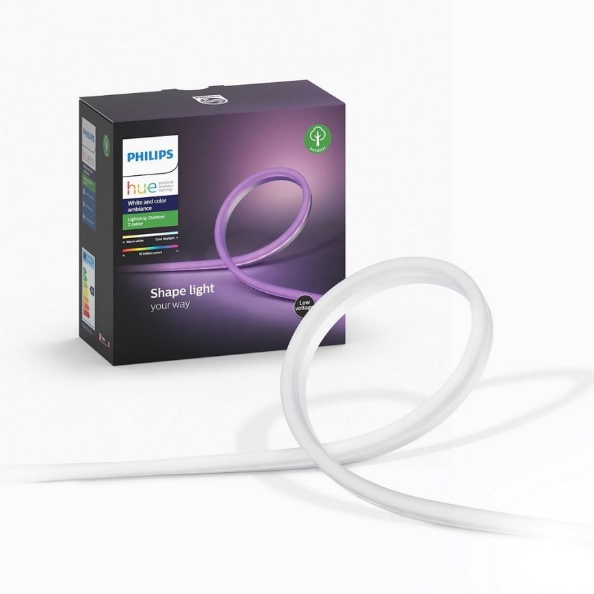 LED RGBW Himmennettävä nauha Philips Hue OUTDOOR STRIP LED/20,5W 2m IP67