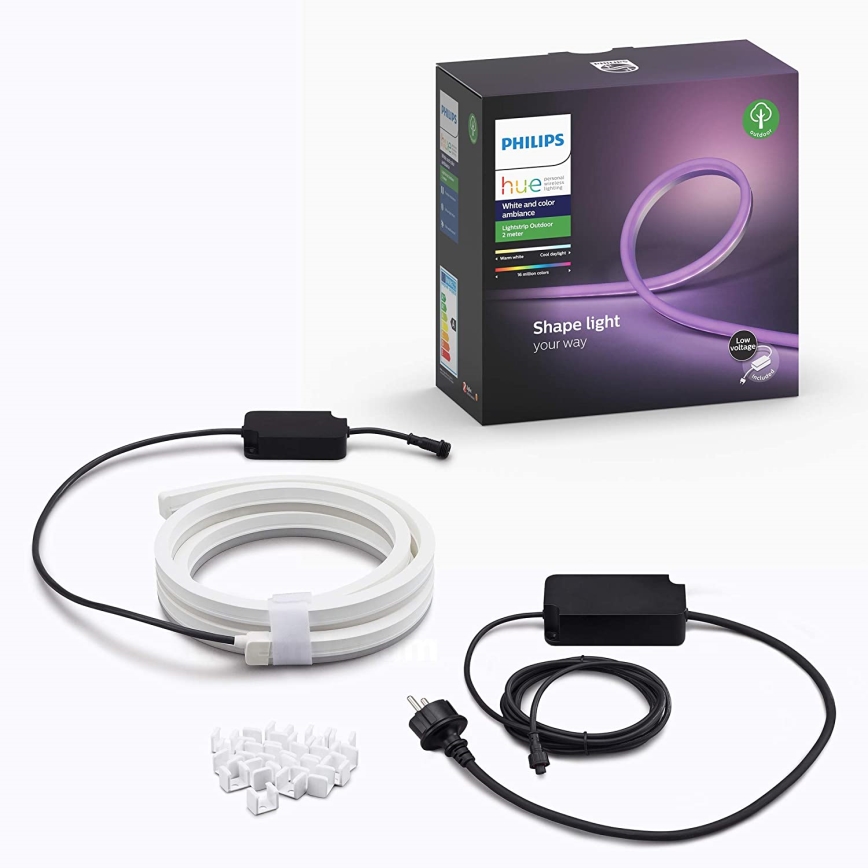 LED RGBW Himmennettävä nauha Philips Hue OUTDOOR STRIP LED/20,5W 2m IP67