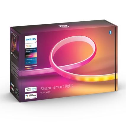 LED RGBW Himmennettävä nauha Philips Hue WHITE AND COLOR AMBIANCE LED/20W/230V 2 m