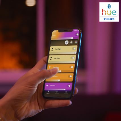 LED RGBW Himmennettävä nauha Philips Hue WHITE AND COLOR AMBIANCE 1m LED/11W/12V