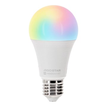 LED RGBW Himmennettävä polttimo A60 E27/15W/230V 2700-6500K Wi-Fi - Aigostar
