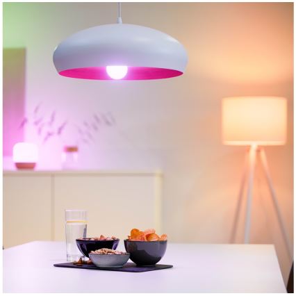 LED RGBW Himmennettävä polttimo A60 E27/8,5W/230V 2200-6500K  CRI 90 Wi-Fi + kauko-ohjaus - WiZ