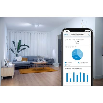 LED RGBW Himmennettävä polttimo A60 E27/8,5W/230V 2200-6500K  CRI 90 Wi-Fi + kauko-ohjaus - WiZ