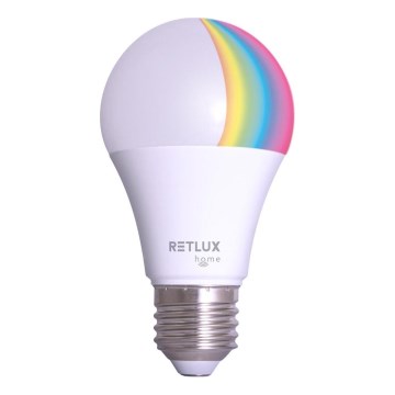 LED RGBW Himmennettävä polttimo A60 E27/9W/230V 2700-6500K Wi-Fi Tuya