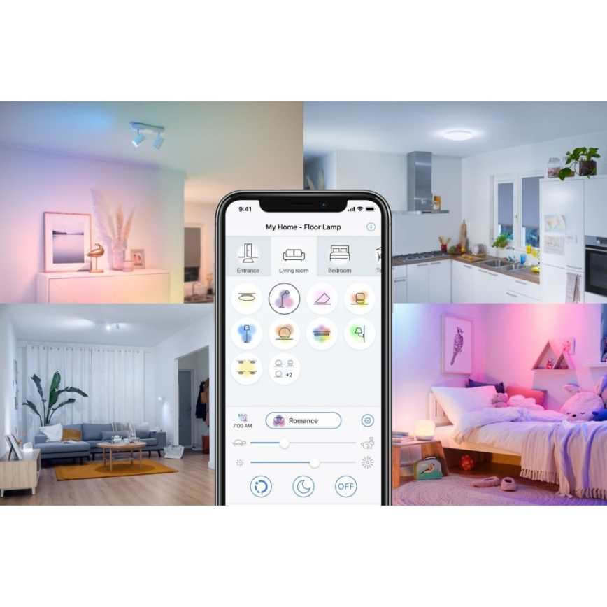 LED RGBW Himmennettävä polttimo A67 E27/13W/230V 2200-6500K CRI 90 Wi-Fi -WiZ