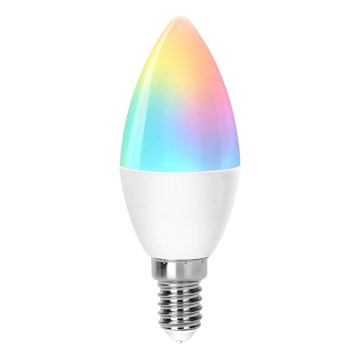 LED RGBW Himmennettävä polttimo C37 E14/6,5W/230V 2700-6500K - Aigostar