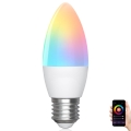 LED RGBW Himmennettävä polttimo C37 E27/6,5W/230V 2700-6500K Wi-Fi - Aigostar