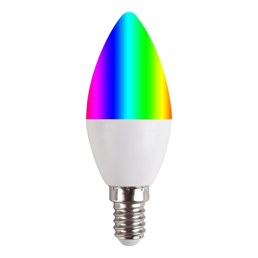 LED RGBW Himmennettävä polttimo E14/5,5W/230V 3000-6500K Wi-Fi