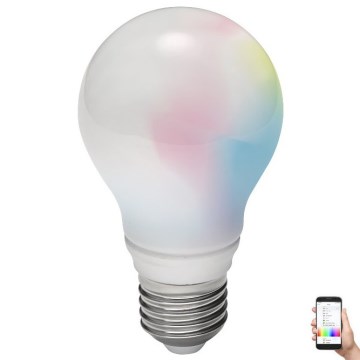 LED RGBW Himmennettävä polttimo E27/8,5W/230V 3000-6500K Wi-Fi - Reality