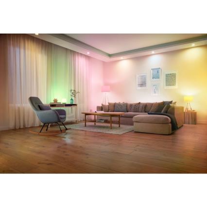LED RGBW Himmennettävä polttimo E27/8,5W/230V 3000-6500K Wi-Fi - Reality