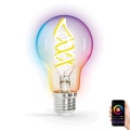LED RGBW Himmennettävä polttimo FILAMENT A60 E27/4,9W/230V 2700K Wi-Fi - Aigostar