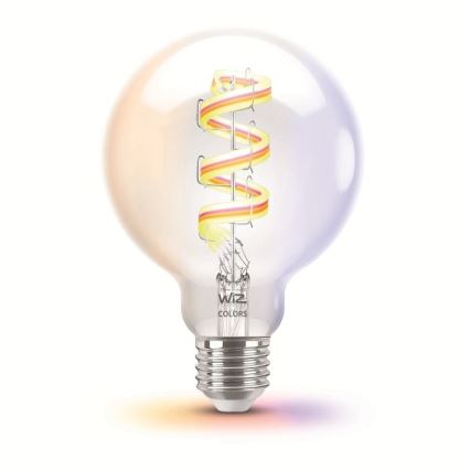 LED RGBW Himmennettävä polttimo G95 E27/6,3W/230V 2200-6500K Wi-Fi - WiZ