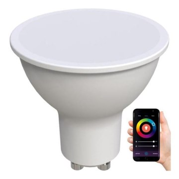 LED RGBW Himmennettävä polttimo GU10/4,5W/230V 2700-6500K Wi-Fi Tuya