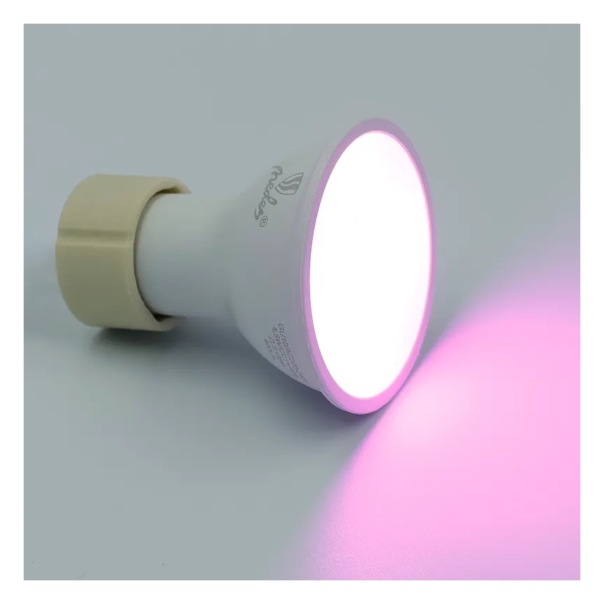 LED RGBW Himmennettävä polttimo GU10/4,5W/230V 2700-6500K Wi-Fi Tuya