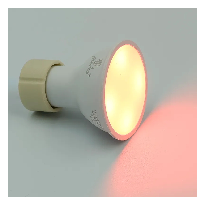 LED RGBW Himmennettävä polttimo GU10/4,5W/230V 2700-6500K Wi-Fi Tuya