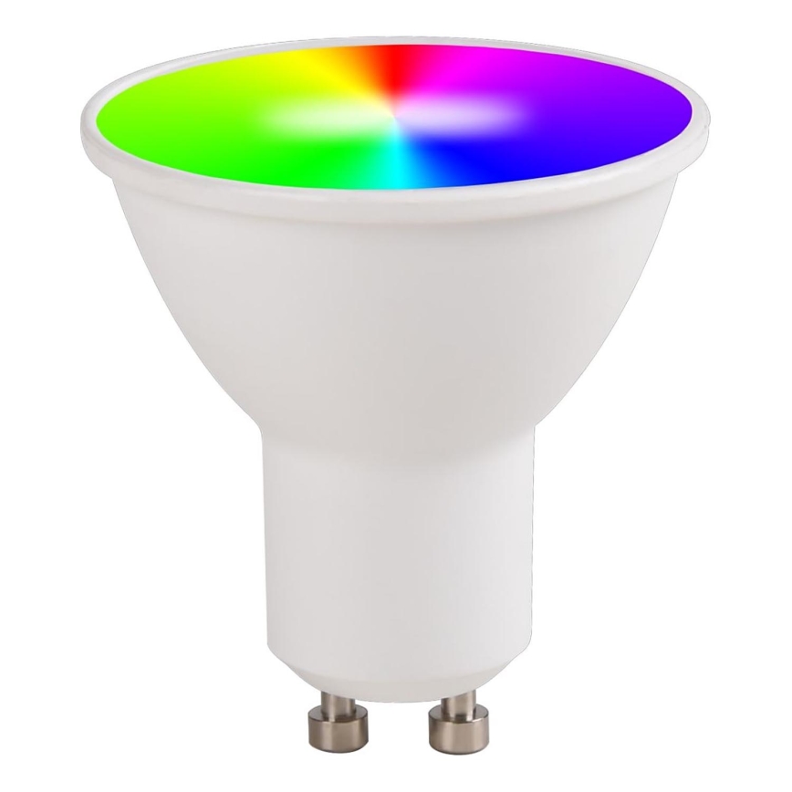 LED RGBW Himmennettävä polttimo GU10/5,5W/230V 3000-6500K Wi-Fi