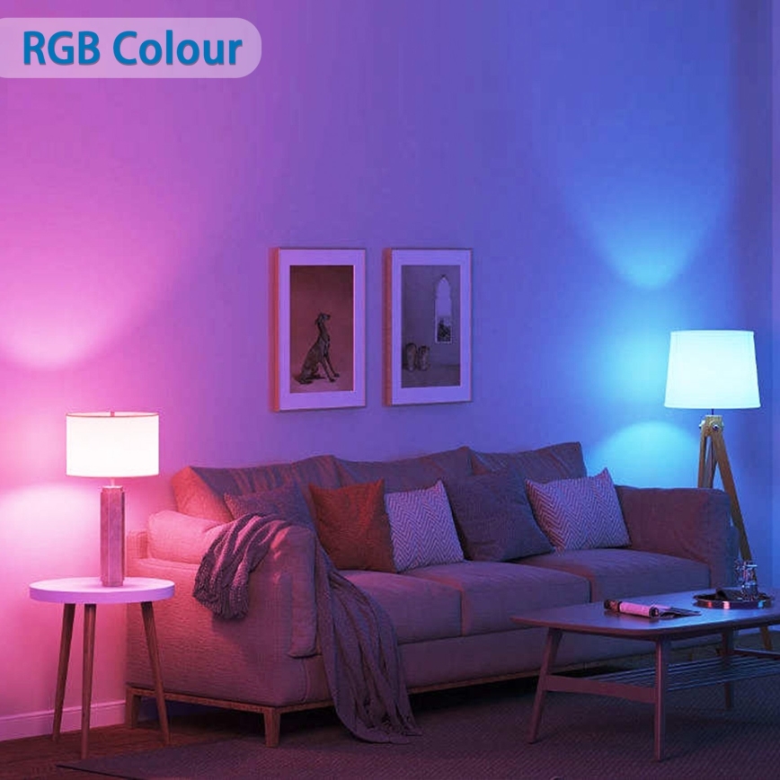 LED RGBW Himmennettävä polttimo GU10/6,5W/230V 2700-6500K Wi-Fi - Aigostar