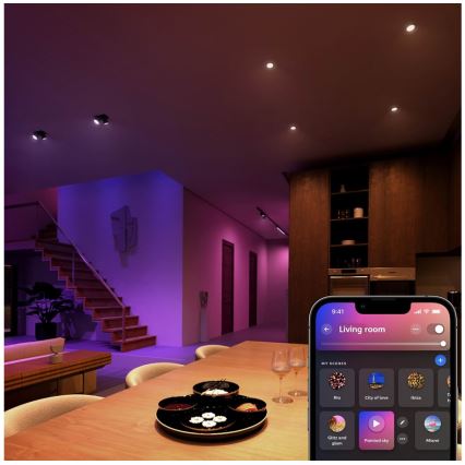 LED RGBW Himmennettävä polttimo Philips Hue White And Color Ambiance GU5,3/MR16/6,3W/12V 2000-6500K