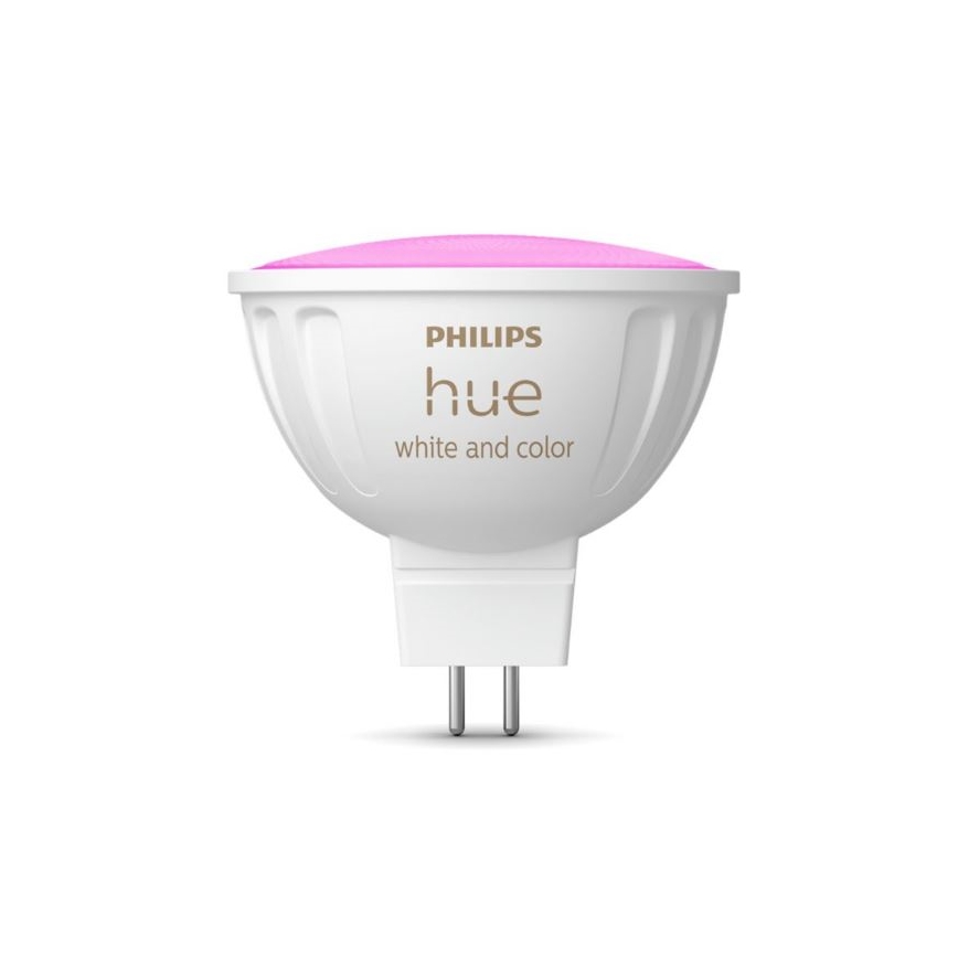 LED RGBW Himmennettävä polttimo Philips Hue White And Color Ambiance GU5,3/MR16/6,3W/12V 2000-6500K