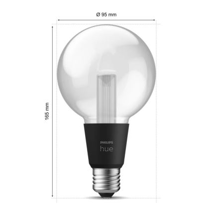 LED RGBW Himmennettävä polttimo Philips Hue White And Color Ambiance E27/6,8W/230V 2000-6500K