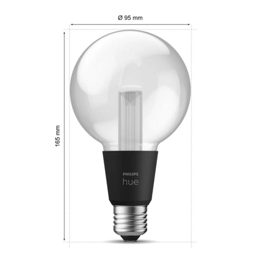 LED RGBW Himmennettävä polttimo Philips Hue White And Color Ambiance E27/6,8W/230V 2000-6500K
