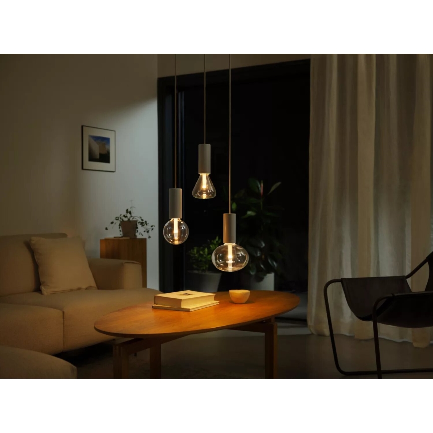 LED RGBW Himmennettävä polttimo Philips Hue White And Color Ambiance G125 E27/6,8W/230V 2000-6500K