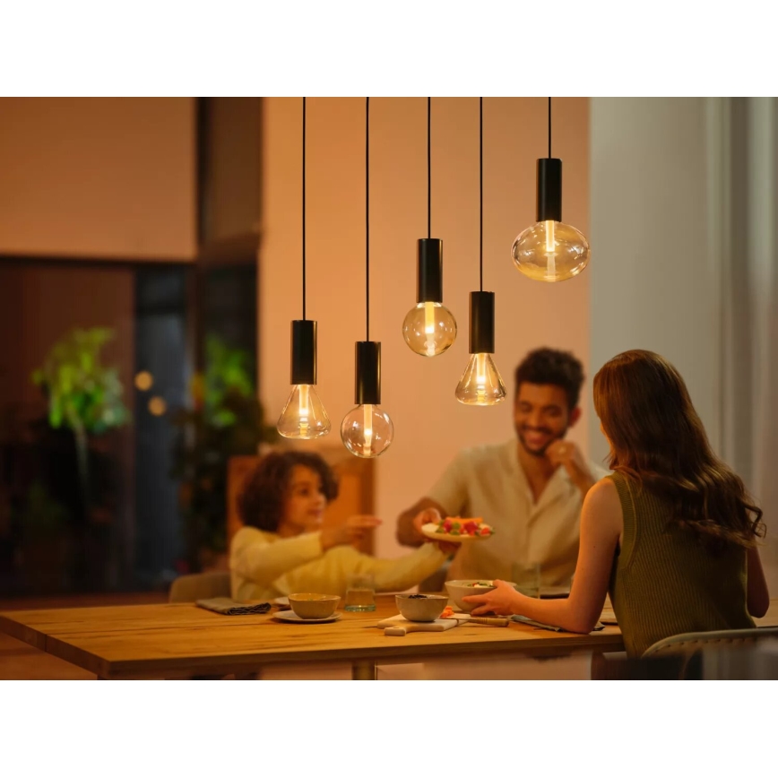 LED RGBW Himmennettävä polttimo Philips Hue White And Color Ambiance G125 E27/6,8W/230V 2000-6500K