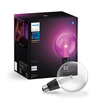LED RGBW Himmennettävä polttimo Philips Hue White And Color Ambiance G125 E27/6,8W/230V 2000-6500K