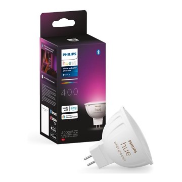 LED RGBW Himmennettävä polttimo Philips Hue White And Color Ambiance GU5,3/MR16/6,3W/12V 2000-6500K
