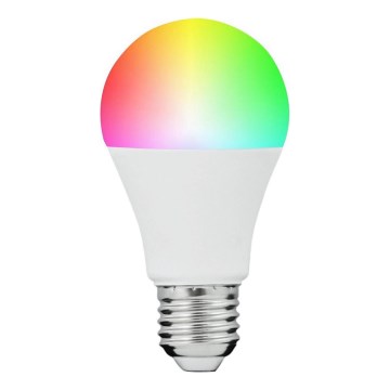 LED RGBW Himmennettävä polttimo SMART A60 E27/8,5W/230V 4000K + kauko-ohjaus
